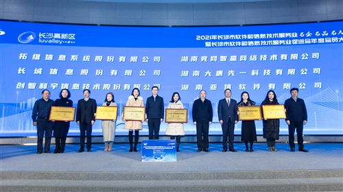 長沙首評軟件和信息技術服務業名企名人名品 激發行業活力，共促數字未來